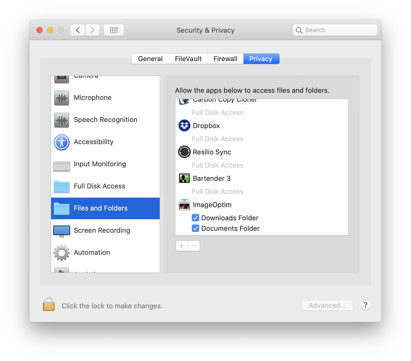 disk cleaner privacy check mac os